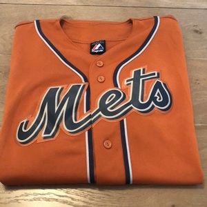 ⚾️MAJESTIC OFFICIAL METS JERSEY ORANGE XXL